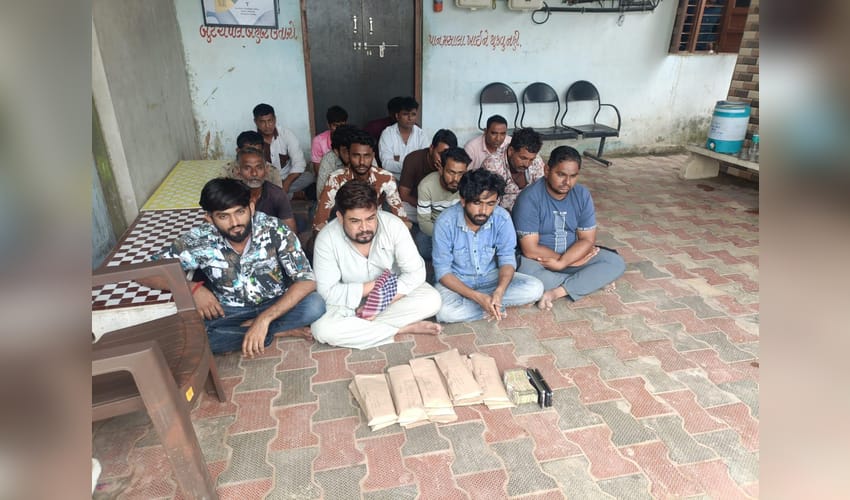 16 held, 35 wanted after Gujarat Police raid 'gambling den' in Mehsana