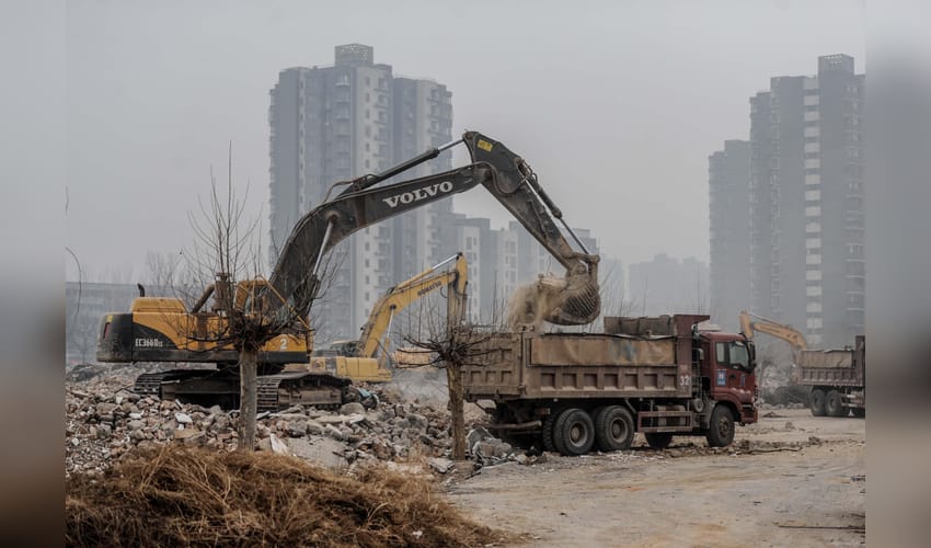 (200214) Illegal houses demolished in Zhenggezhuang Village