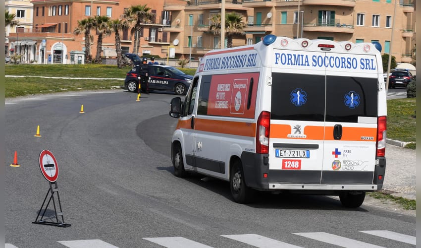 (220320) ITALY-ROME-OSTIA-COVID-19-CASES