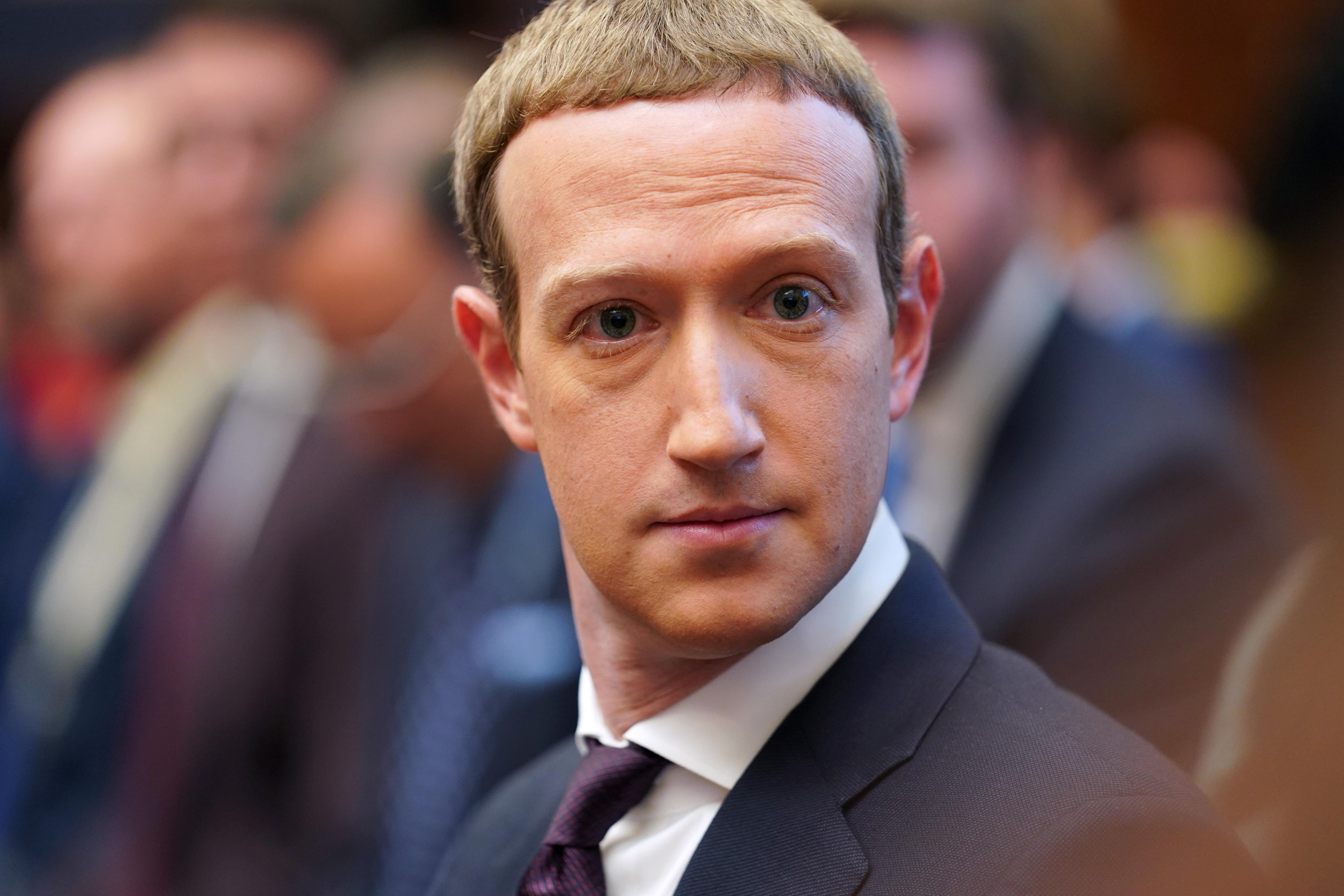 (241019) U.S.-WASHINGTON D.C.-FACEBOOK-ZUCKERBERG-HEARING