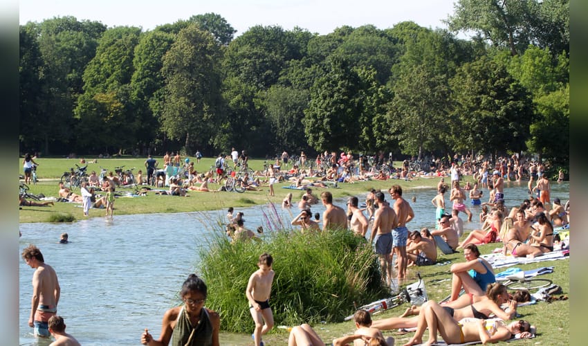 (260719) GERMANY-MUNICH-HEATWAVE