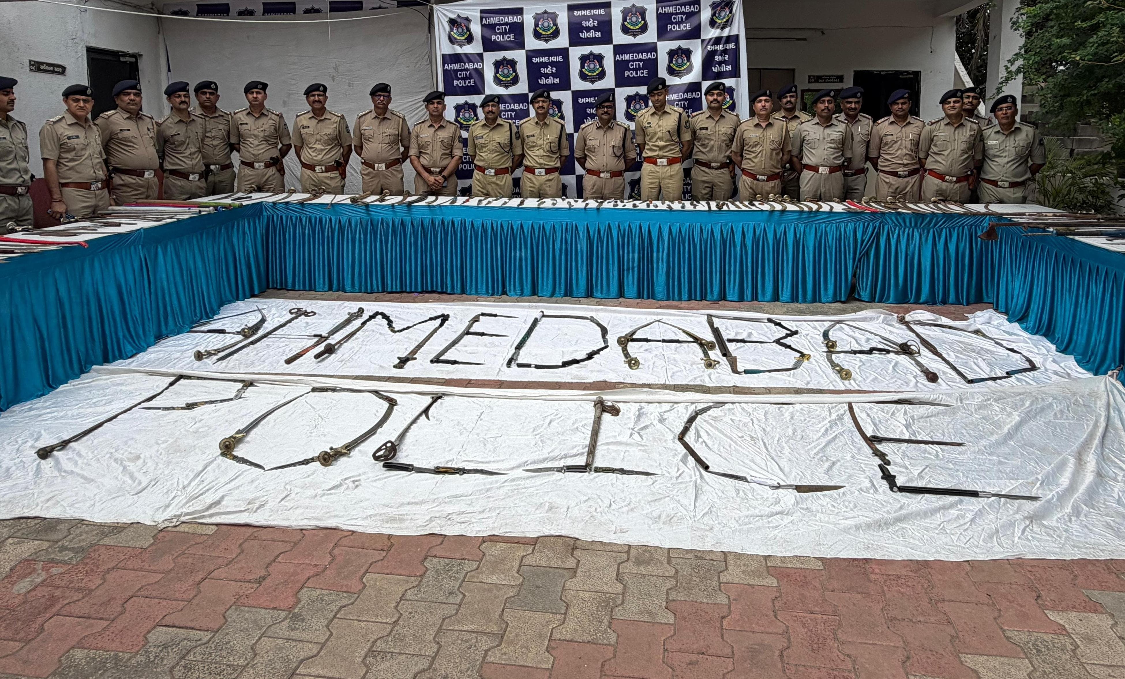 '263 weapons off the streets': Gujarat Police step up action against illegal arms in Ahmedabad