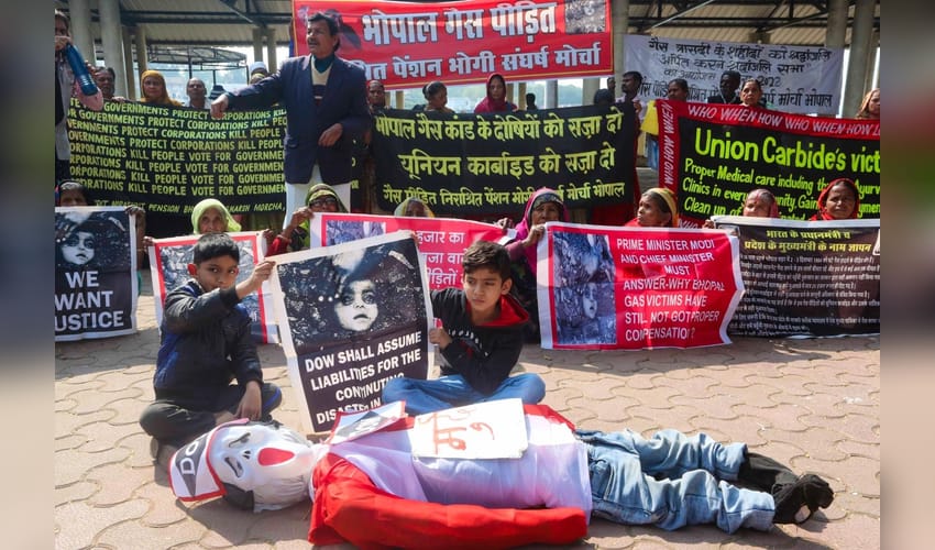 38th anniversary of Bhopal Gas Tragedy, protest,