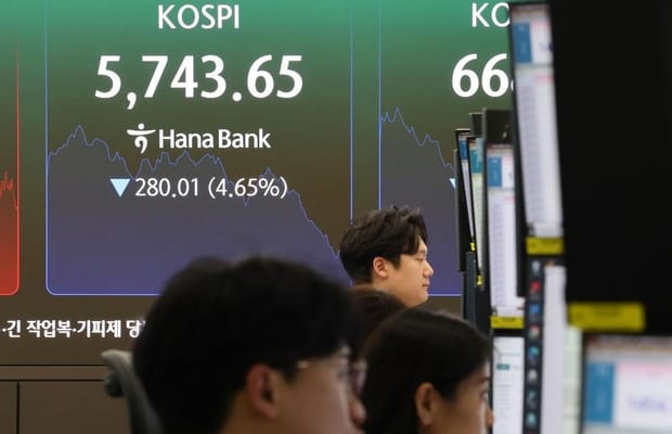 7 in 10 S. Korean stocks fall in July as market posts steepest decline since 2008