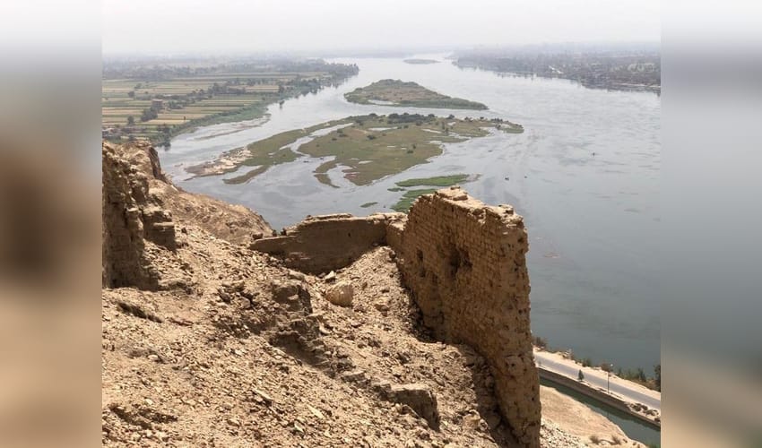 85 ancient tombs unearthed in Upper Egypt,mud brick-made tower house,Egypt,mud brick-made tower house dating back to the era of King Ptolemy III,