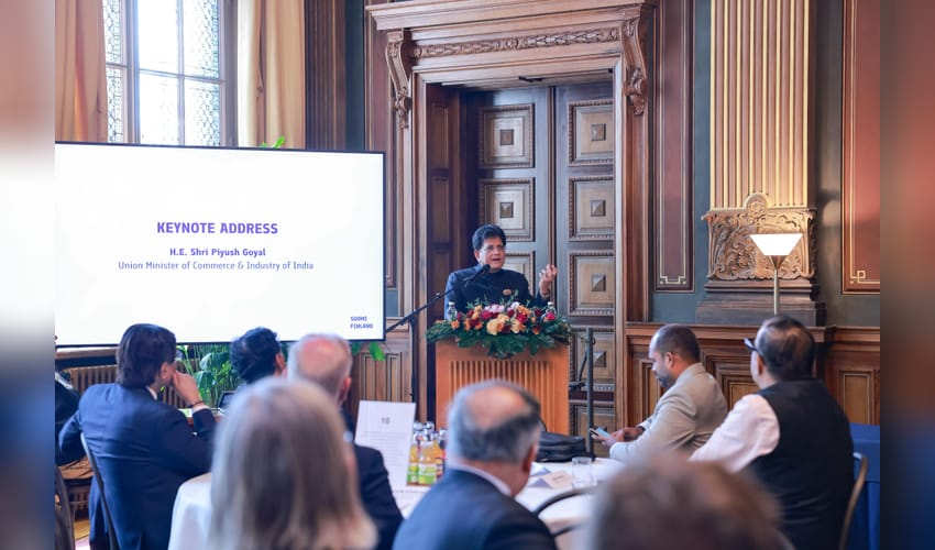 A sea of opportunities lie ahead for India and Finland: Piyush Goyal