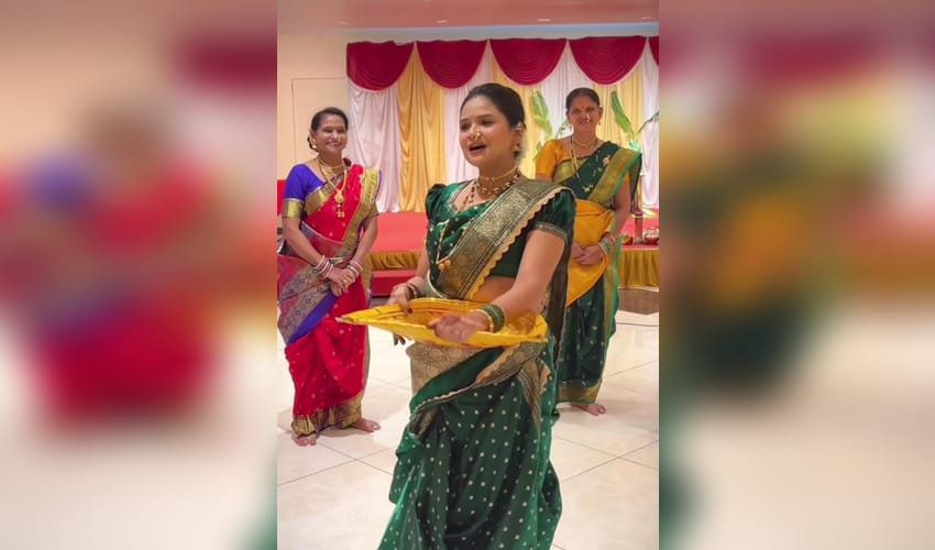 ‘Aai Kuthe Kaay Karte’ fame Apurva Gore celebrates first ‘Mangala Gaur’ post marriage