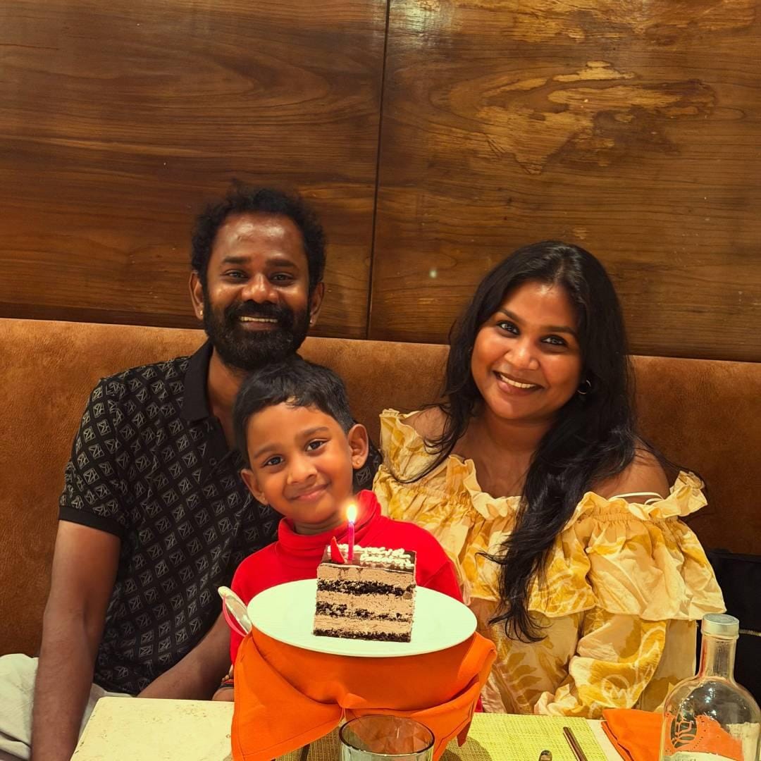 Actor Ramesh Thilak, wife pen adorable birthday greeting to six-year-old son! (Photo Credit: Ramesh Thilak/Instagram)