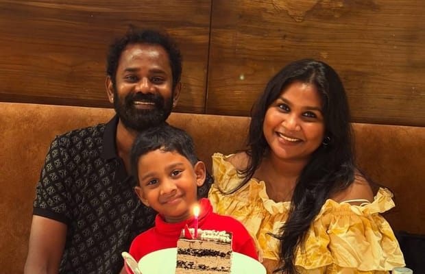 Actor Ramesh Thilak, wife pen adorable birthday greeting to six-year-old son! (Photo Credit: Ramesh Thilak/Instagram)