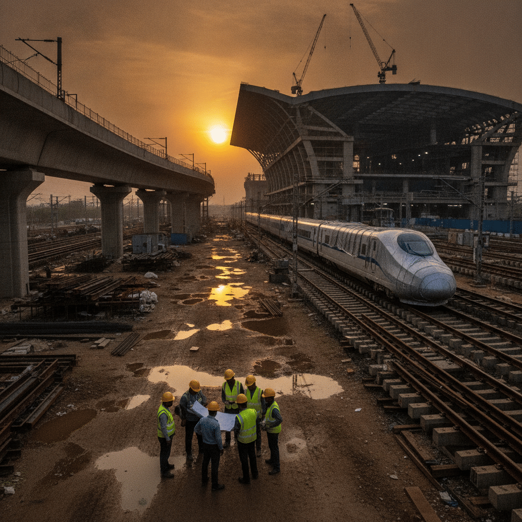 Navigating Delays: The Evolution of India's Mumbai-Ahmedabad High-Speed Rail Corridor