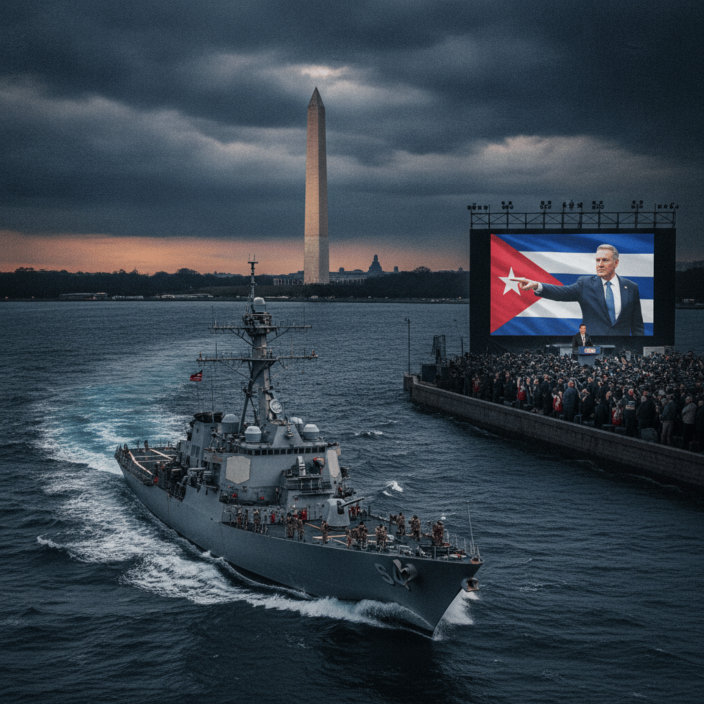 Washington Escalates Rhetoric Against Havana as Diplomatic Strains and Naval Threats Intensify