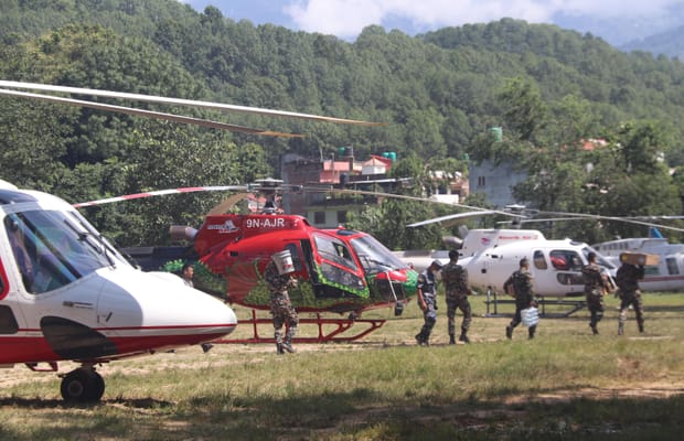 Aftermath of Flash Floods in Nepal