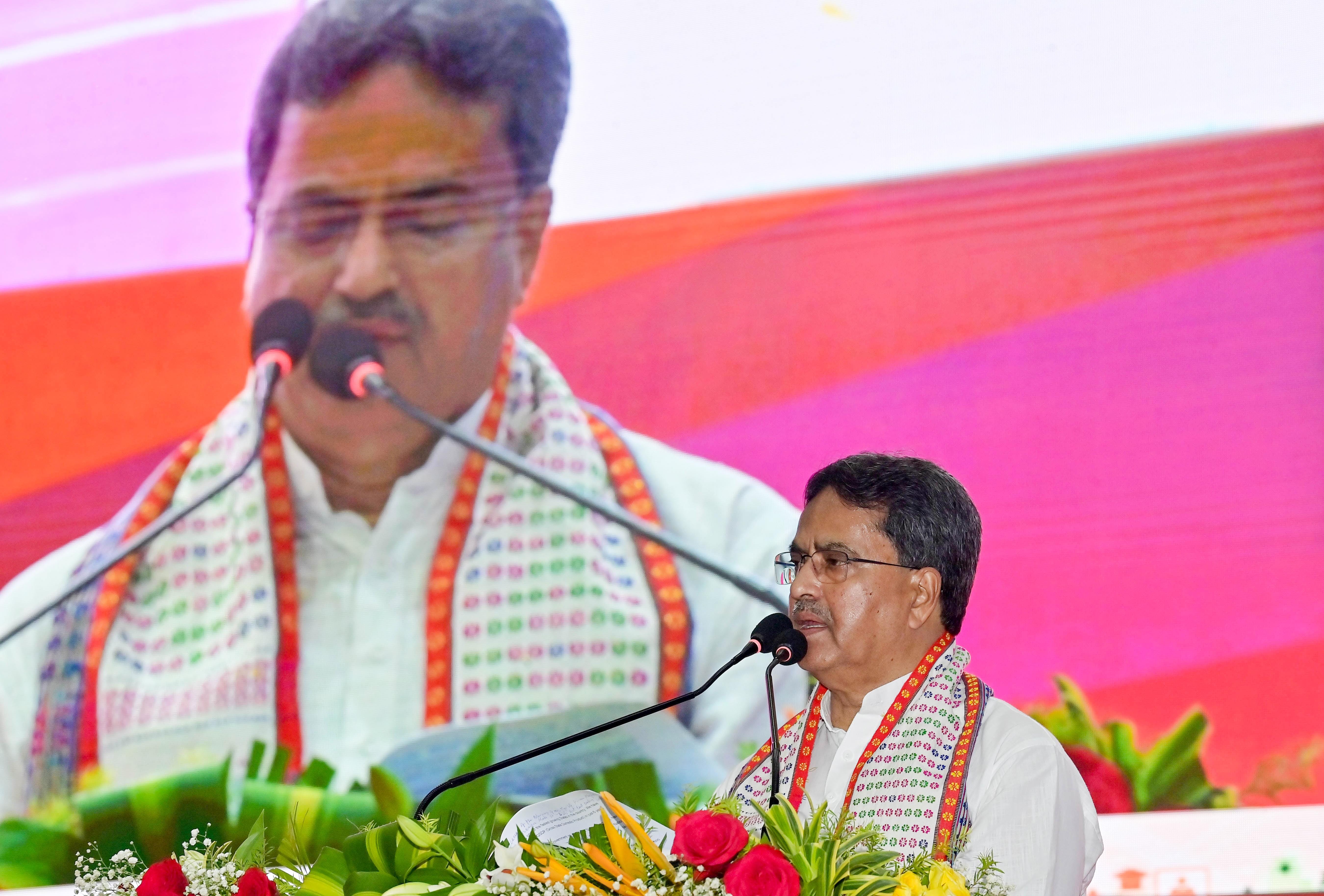 Agartala: CM Manik Saha at Destination Tripura Business Conclave 2026