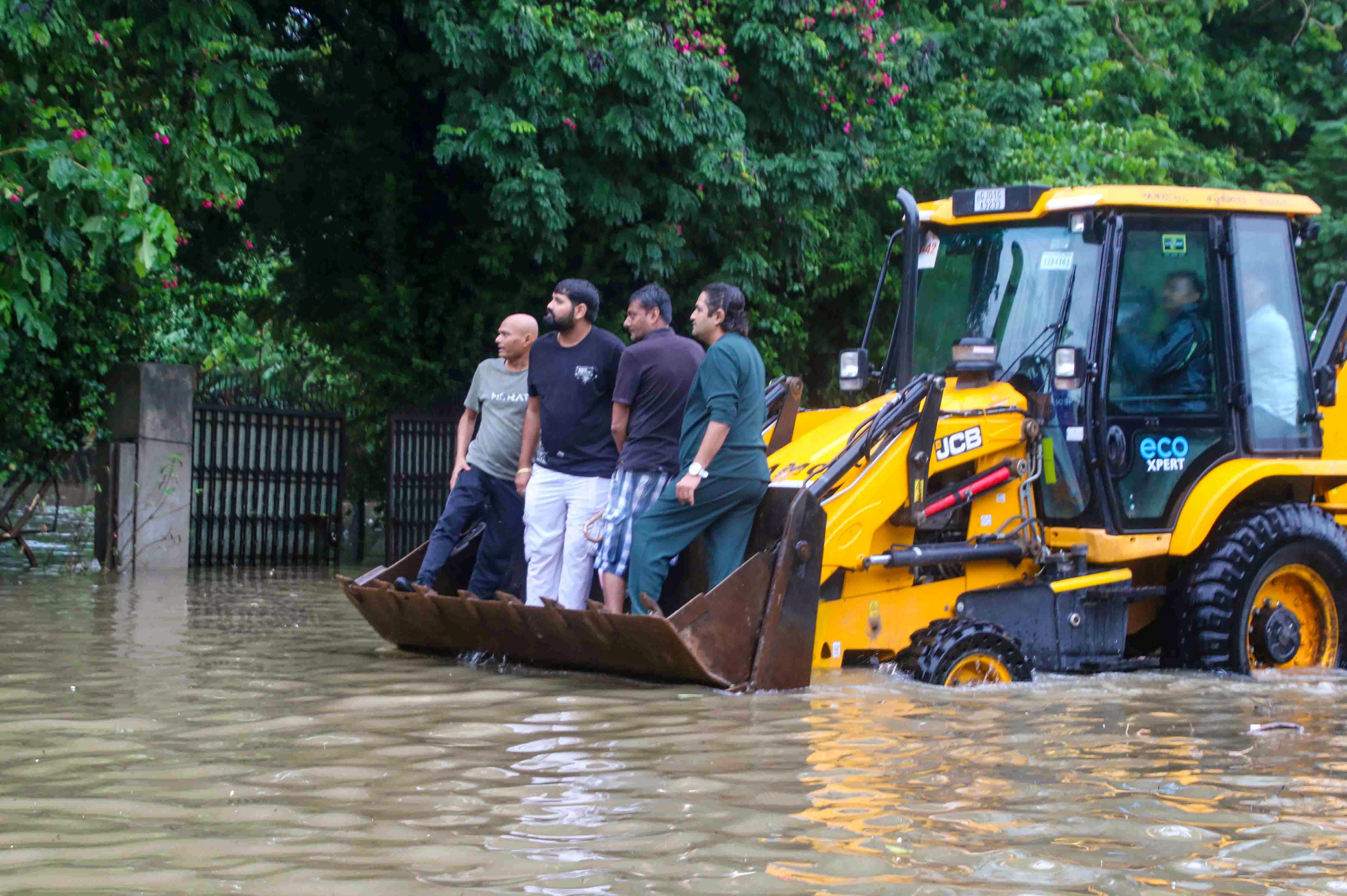 Ahmedabad: Rescue operations underway in flood-hit areas