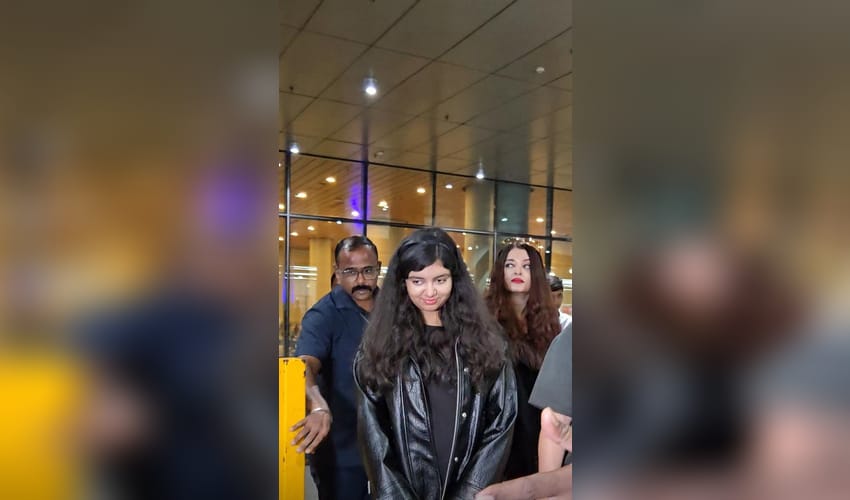 Aishwarya Rai Bachchan, Aaradhya greet airport staff with ‘Namaste’ as they return from US trip