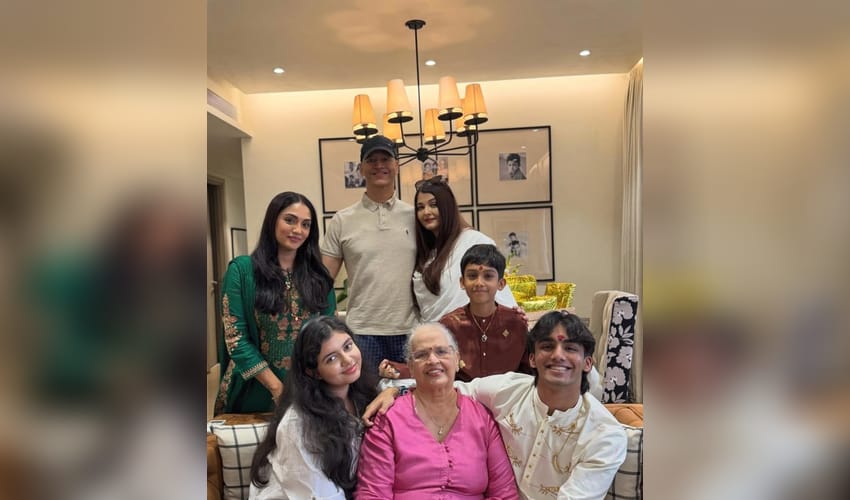 Aishwarya Rai Bachchan celebrates Rakhi with brother Aditya, Aaradhya and family, SIL shares rare pic