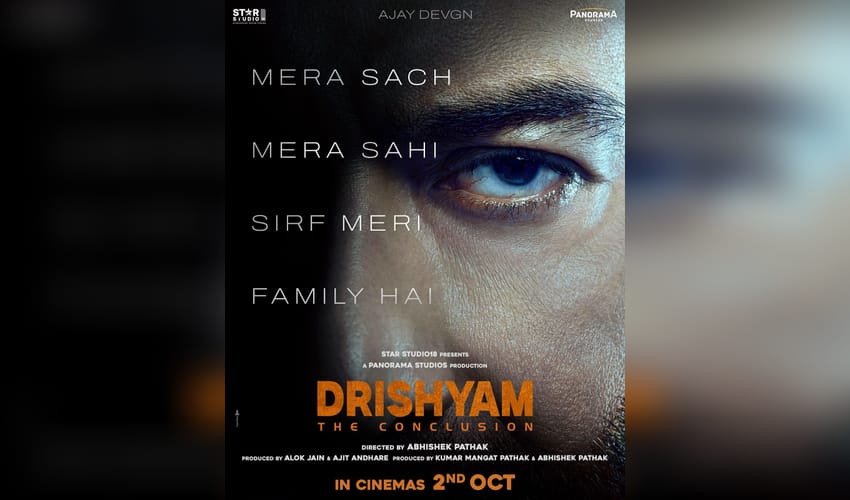 Ajay Devgn’s ‘Drishyam 3’ titled ‘Drishyam The Conclusion’