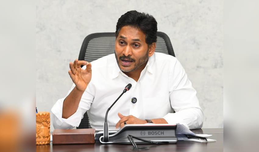 Amaravati: YSRCP chief Y.S. Jagan Mohan Reddy addresses press conference