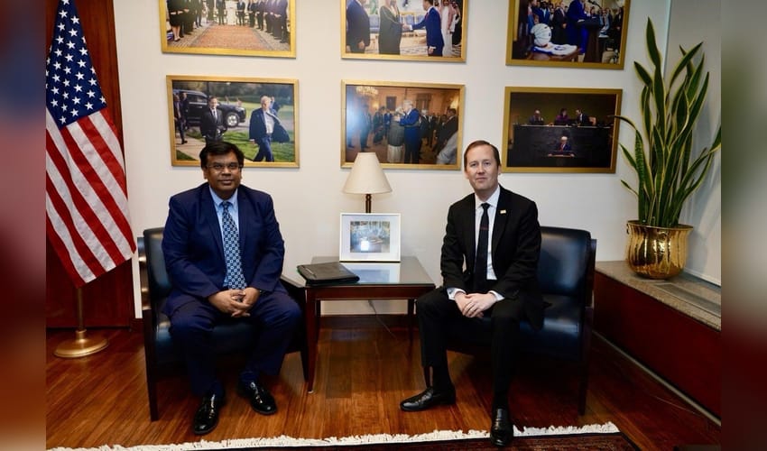 Ambassador Gor discusses US-India cooperation in aerospace and defence with drone manufacturer
