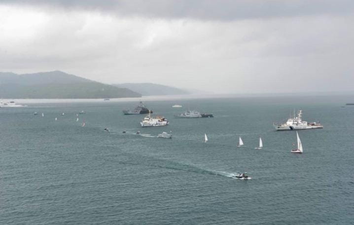 ANC marks I-Day with parade of sails off Sri Vijaya Puram (Photo: IANS)