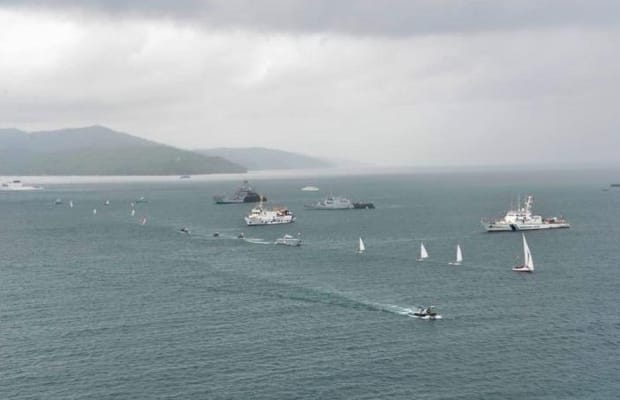 ANC marks I-Day with parade of sails off Sri Vijaya Puram (Photo: IANS)