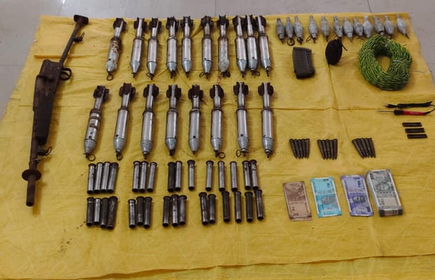 Anti-Maoist operation in Bijapur: Explosives, BGL launcher recovered