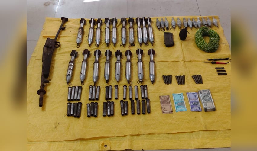 Anti-Maoist operation in Bijapur: Explosives, BGL launcher recovered