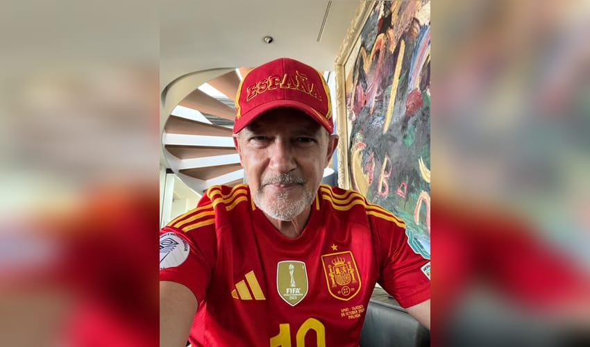 Antonio Banderas celebrates Spain's FIFA World Cup success: A total blast