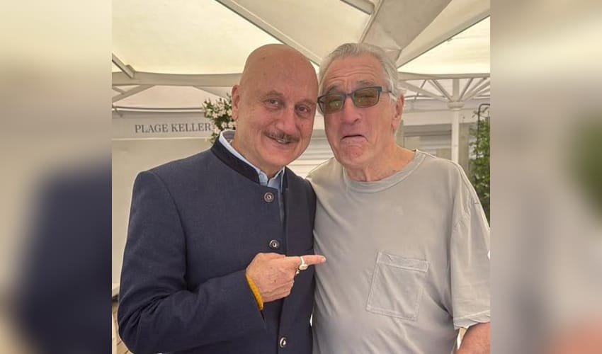 Anupam Kher recalls writing about Robert De Niro in his final year of drama school
