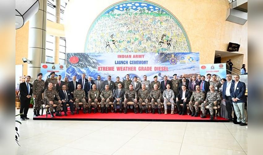 Army Chief Gen Dhiraj Seth launches indigenous ‘Xtreme Weather Grade’ diesel (Photo: IANS)