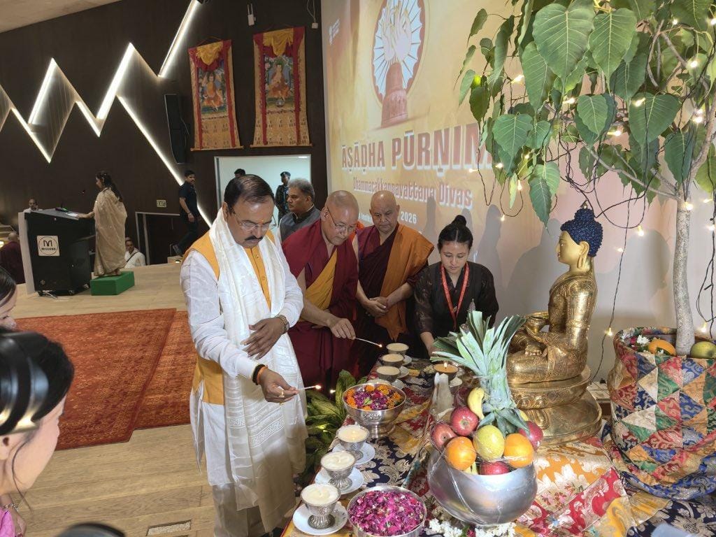Asadha Purṇima celebrated as Dhammacakkappavattana Divas at Sarnath