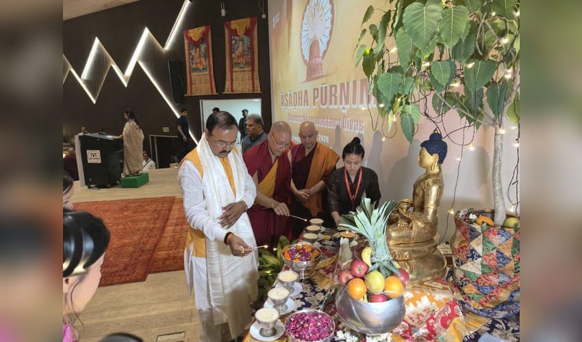 Asadha Purṇima celebrated as Dhammacakkappavattana Divas at Sarnath