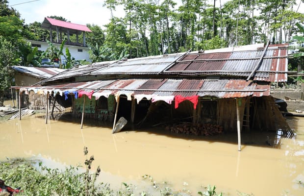 Assam flood: More than 7.2 lakh affected in 25 districts, CM visits relief camps