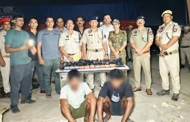 Assam Police seize drugs valued at Rs 39.4 crore; two held