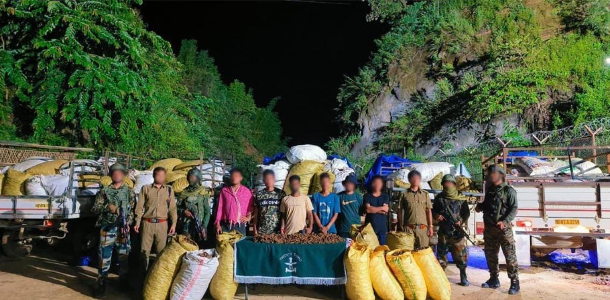 Assam Rifles seize drugs worth Rs 25 crore in Assam, protected medicinal plants in Mizoram