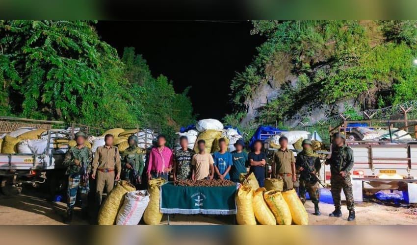 Assam Rifles seize drugs worth Rs 25 crore in Assam, protected medicinal plants in Mizoram
