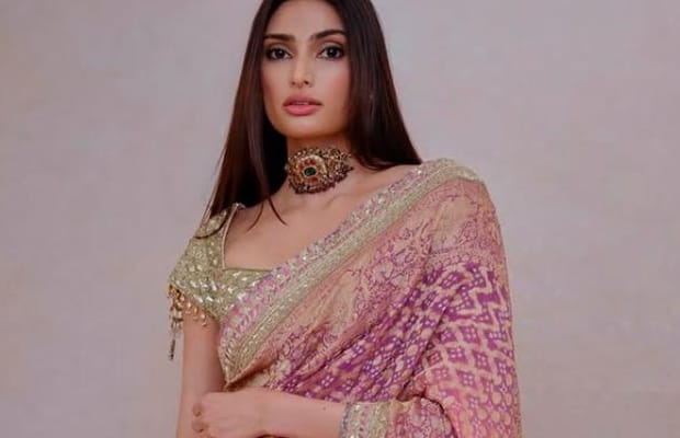 Athiya Shetty becomes muse for Manish Malhotra’s celebration of handloom and bandhani