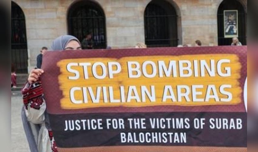 Baloch group condemns Pakistani airstrikes in Balochistan, calls for international probe