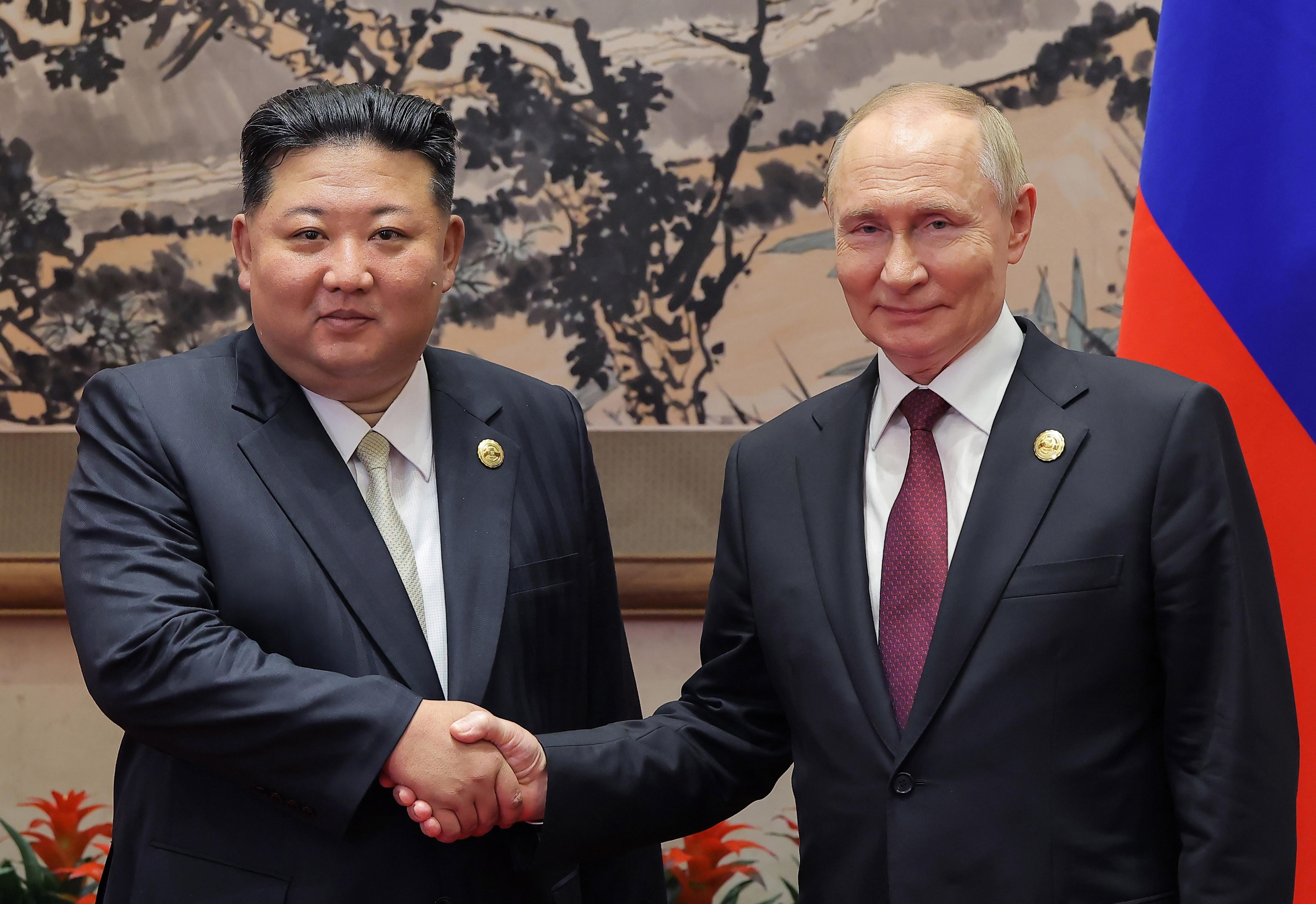 Beijing: North Korean leader Kim Jong-un meets Russian President Vladimir Putin