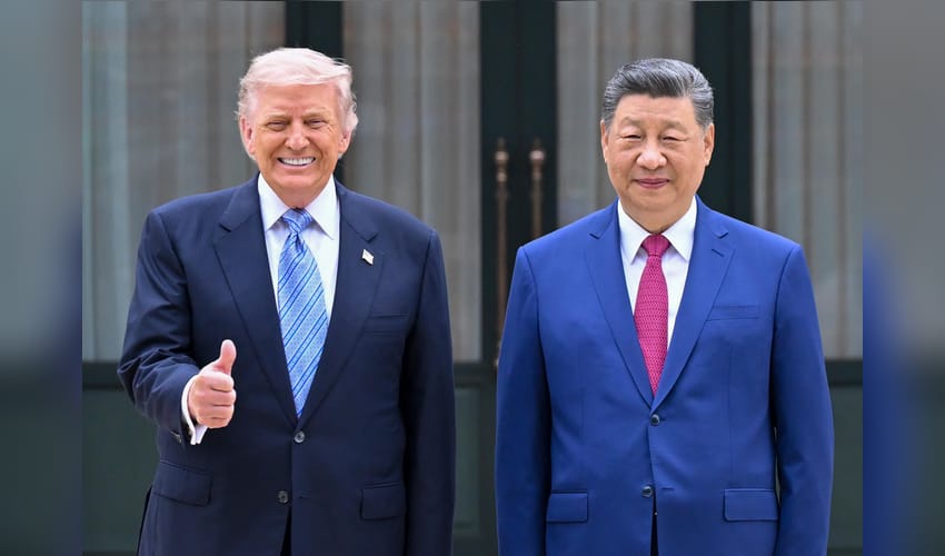 Beijing: Xi Jinping Holds Meeting With Donald Trump