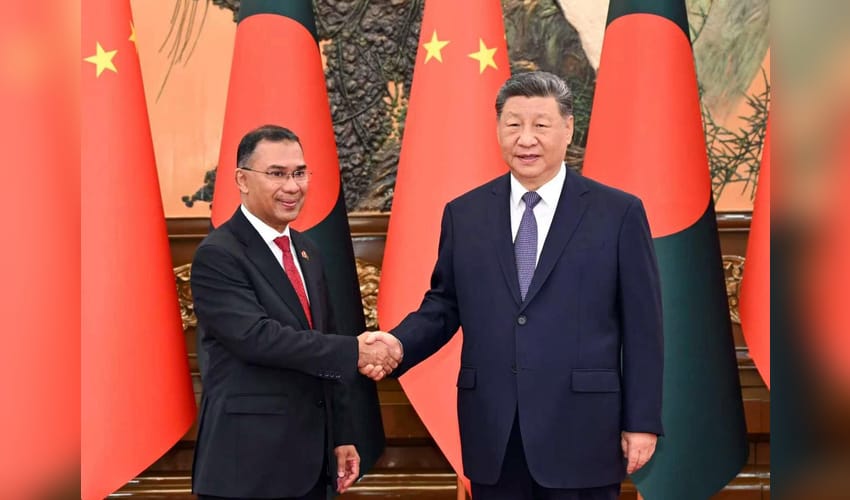 Beijing: Xi Jinping meets Bangladesh PM Tarique Rahman