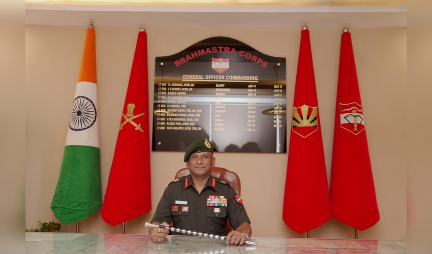 Bengal: Change of guard in Brahmastra Corps; Lt Gen S S Kartikeya takes charge (Photo: @easterncomd/X)