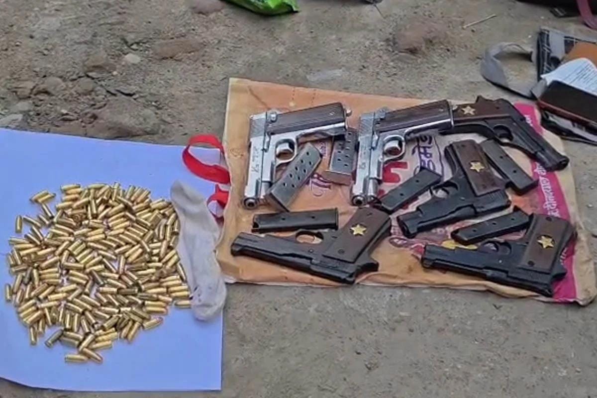 Bengal STF recovers huge cache of arms, ammunition from abandoned ECL quarters