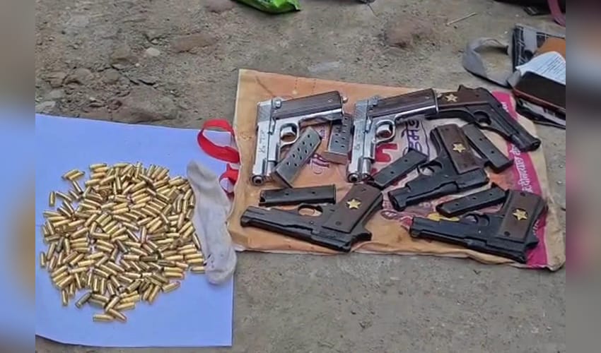 Bengal STF recovers huge cache of arms, ammunition from abandoned ECL quarters