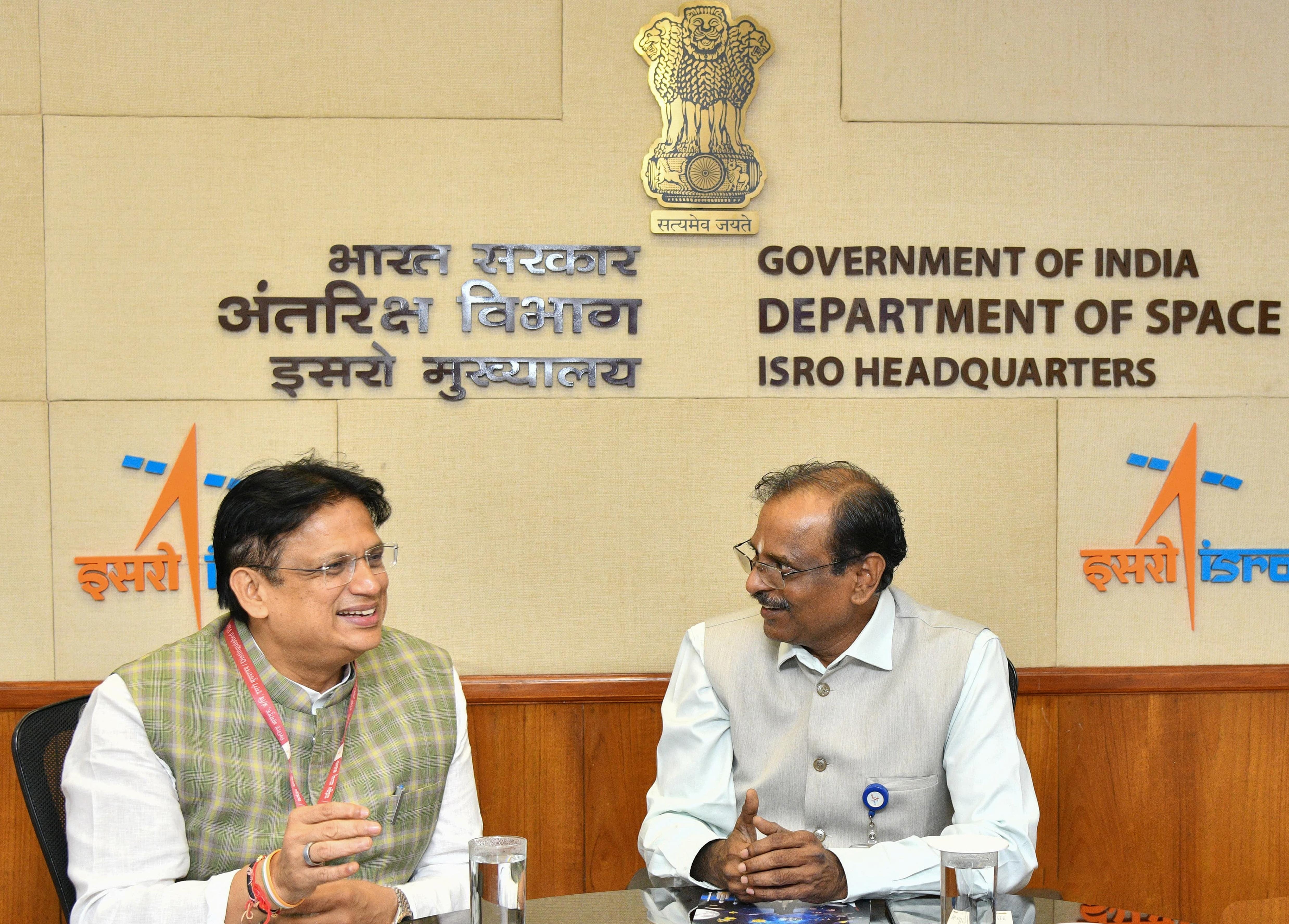 Bengaluru: Ajay Dharam Singh Meets ISRO Chairman