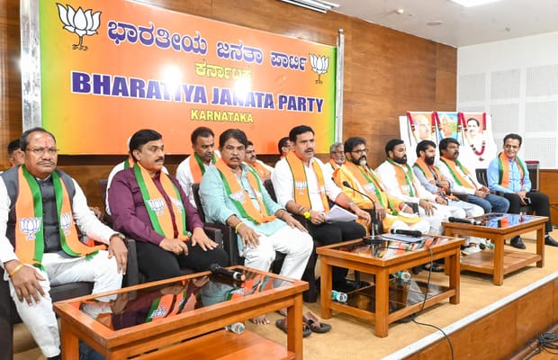 Bengaluru: BJP Press Conference on Padayatra Demanding B Nagendra's Resignation