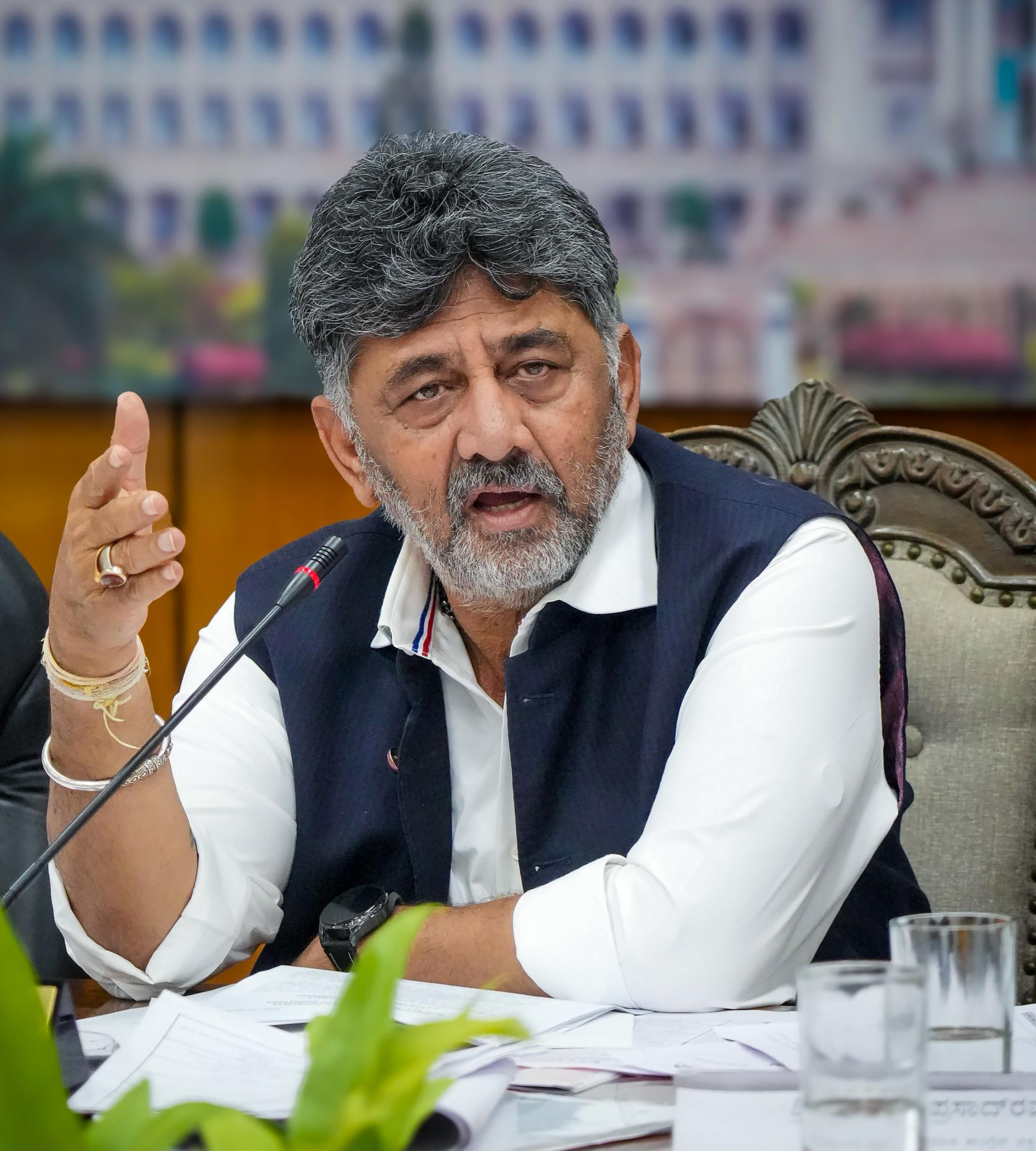 Bengaluru: DK Shivakumar Meets MLAs