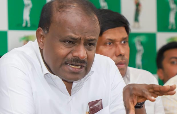 Bengaluru: HD Kumaraswamy addresses press conference