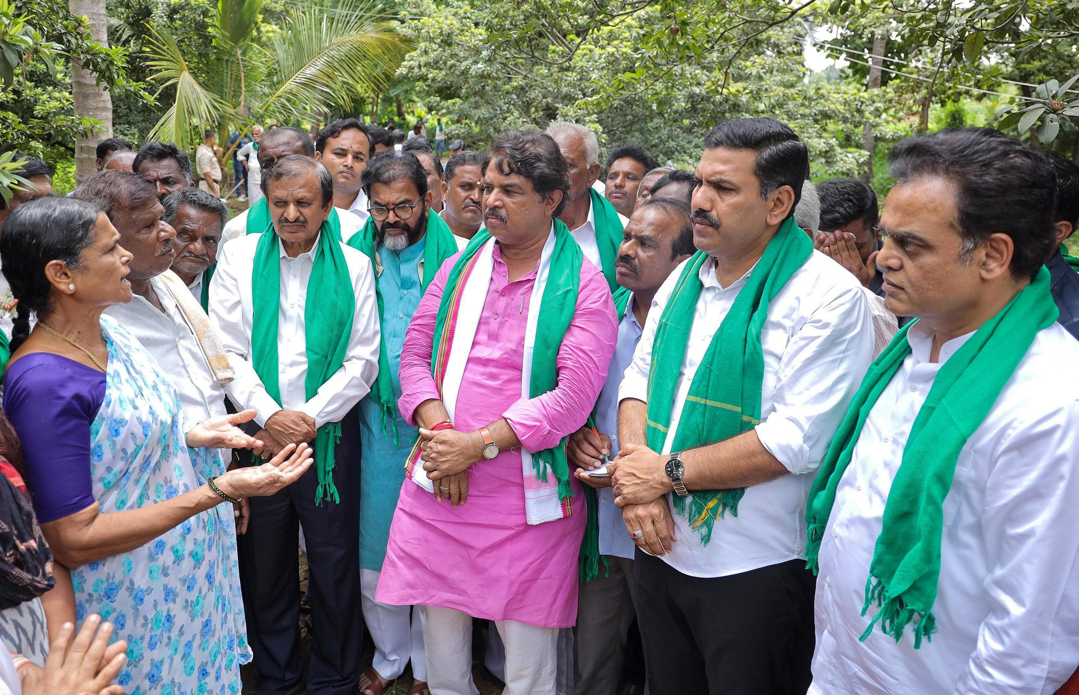 Bengaluru South: BJP Leaders Meet Farmers Opposing Bidadi Township Project