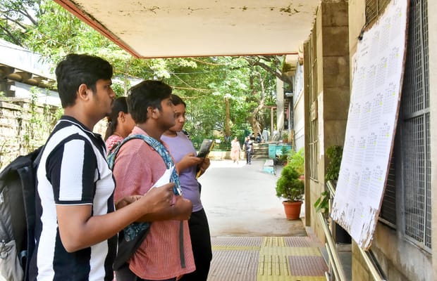 Bengaluru: Students appear for NEET exam